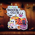 Midnight Boo(k) Club - Sticker - Holographic Sticker | The TabbyLoaf