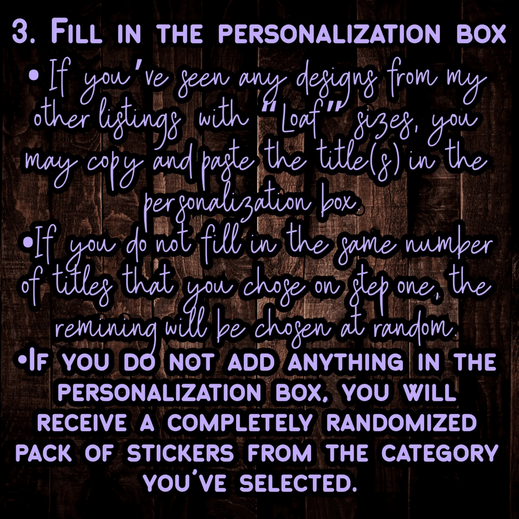 Mini Loaves (1.5") - Sticker Pack (3 or 5 packs) - Holographic Sticker | The TabbyLoaf