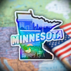Minnesota - Sticker - Holographic Sticker | The TabbyLoaf
