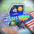 Mississippi - Sticker - Holographic Sticker | The TabbyLoaf