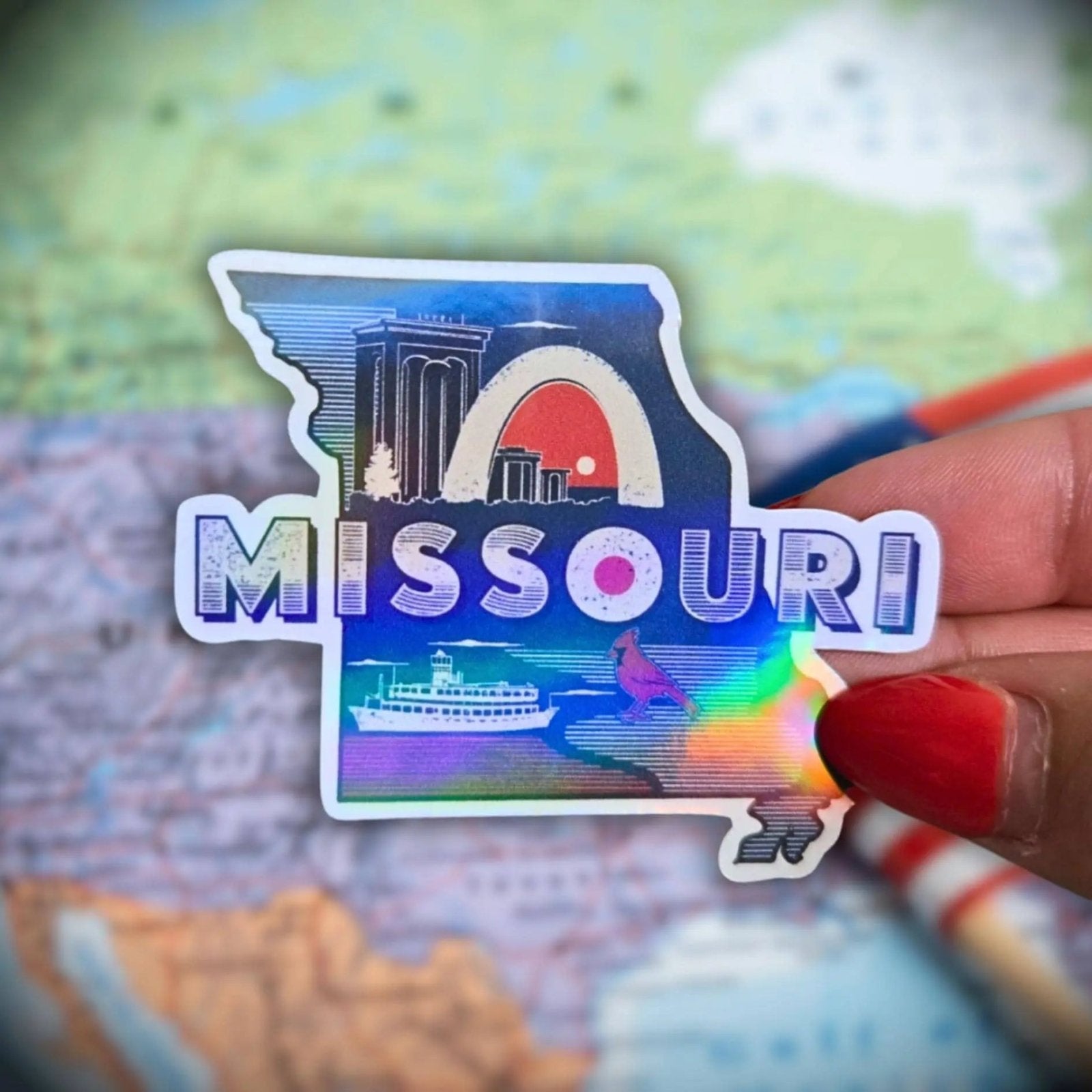 Missouri - Sticker - Holographic Sticker | The TabbyLoaf
