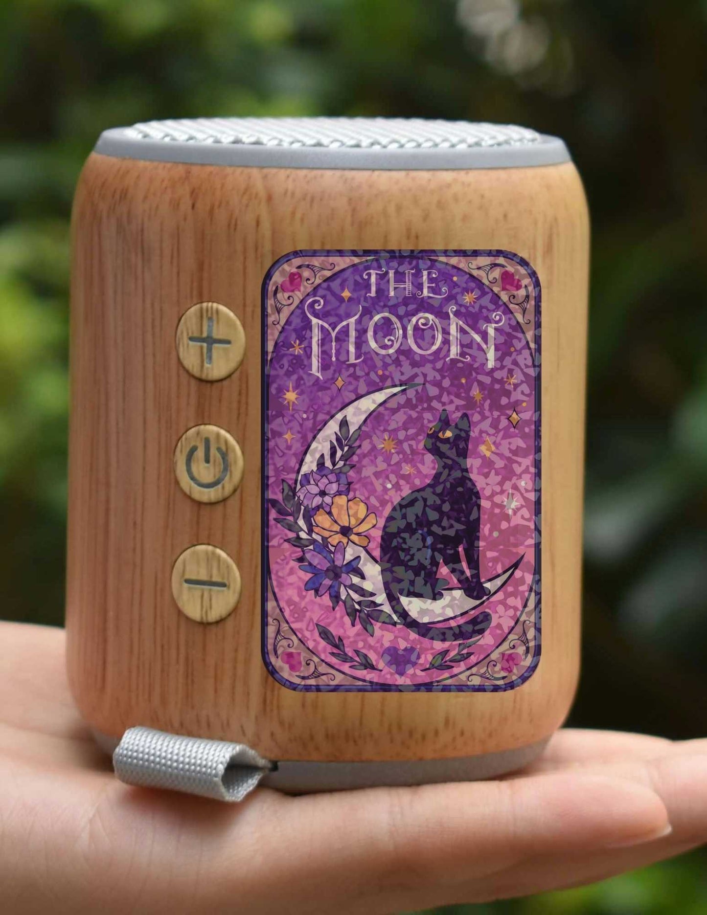 The Moon – Holographic Cat Tarot Sticker