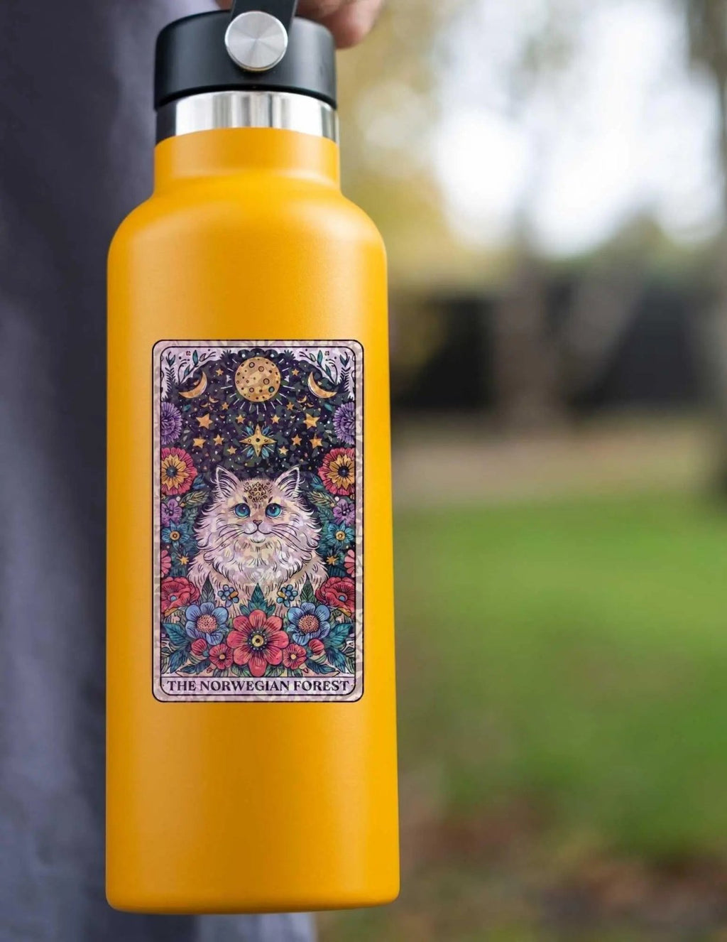 Mystic Woodland Cats – Sticker Pack - Holographic Sticker | The TabbyLoaf