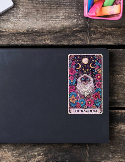 Mystical Midnight Cats – Sticker Pack - Holographic Sticker | The TabbyLoaf