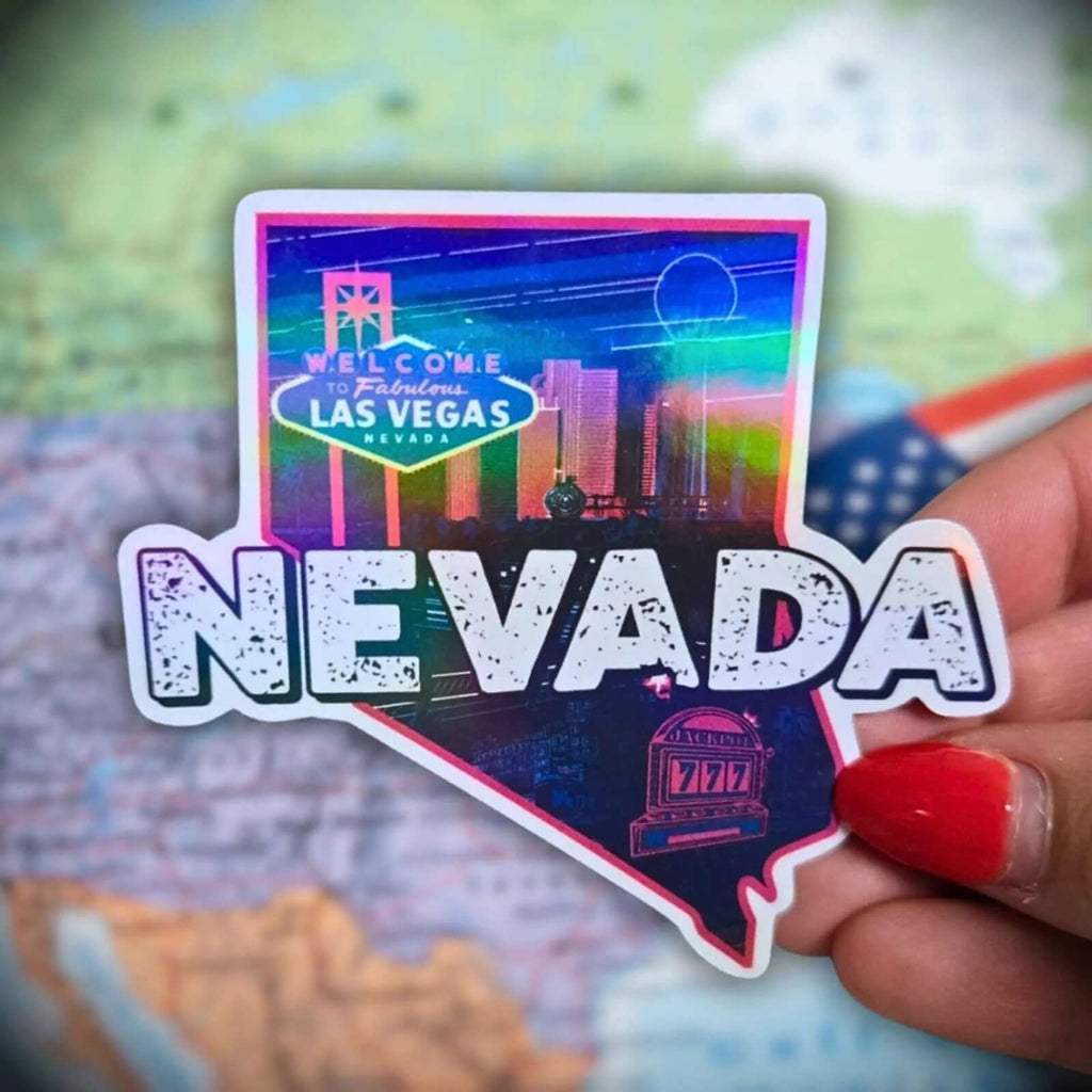 Nevada - Sticker - Holographic Sticker | The TabbyLoaf