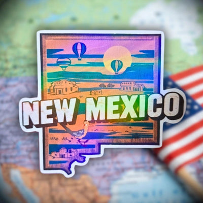New Mexico - Sticker - Holographic Sticker | The TabbyLoaf
