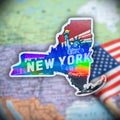 New York - Sticker - Holographic Sticker | The TabbyLoaf