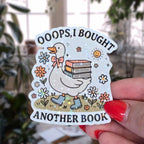 Oops I Bought Another Book - Sticker - Holographic Sticker | The TabbyLoaf