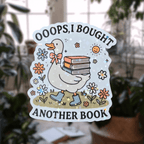 Oops, I Bought Another Book - Sticker - Holographic Sticker | The TabbyLoaf