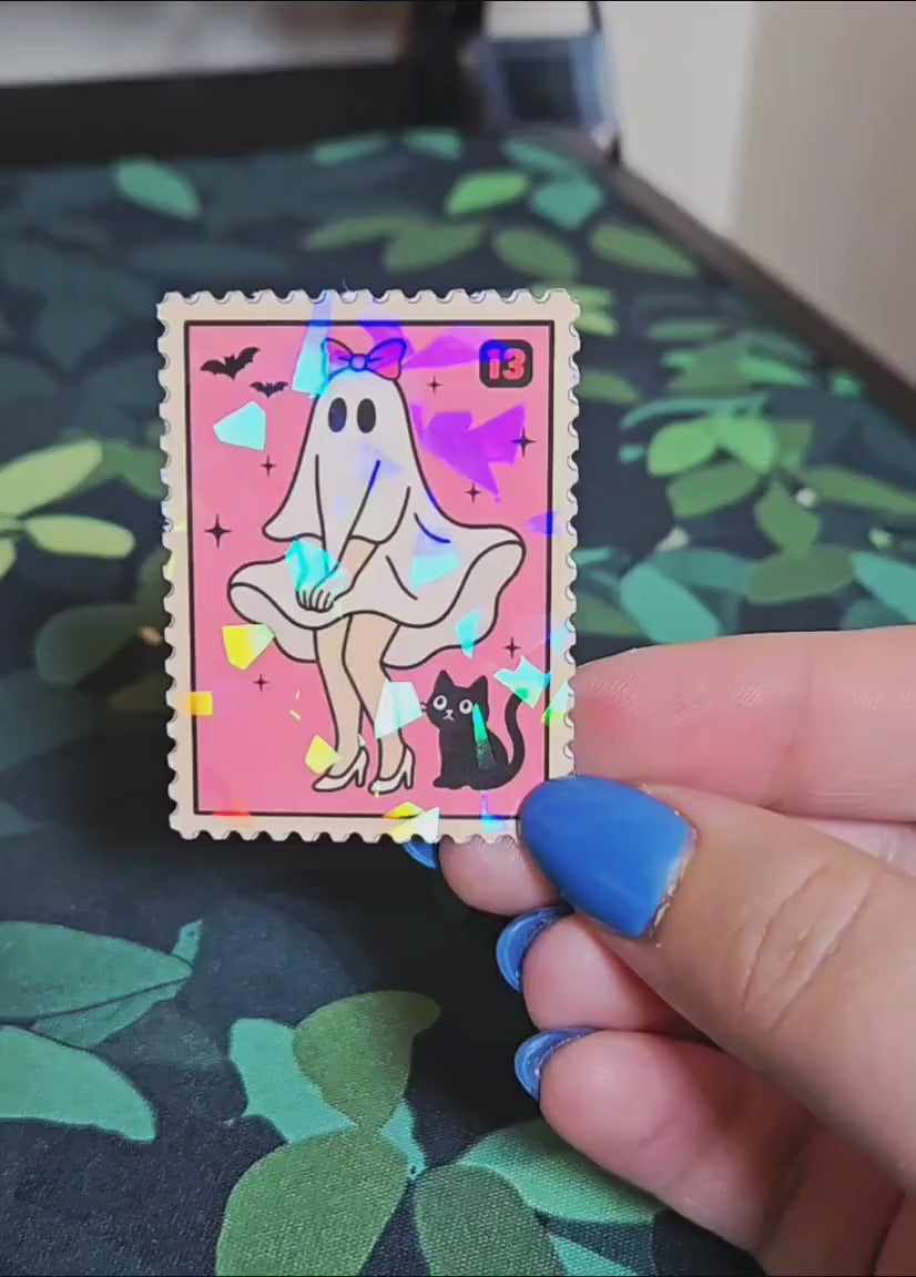 Marilyn Ghost Stamp - Sticker