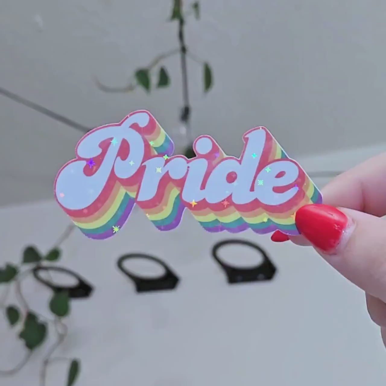 Pride (Rainbow Lettering) - Sticker