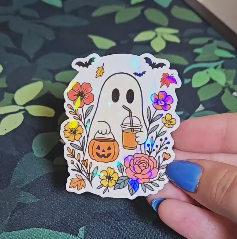 Ghost Trick or Treat - Sticker