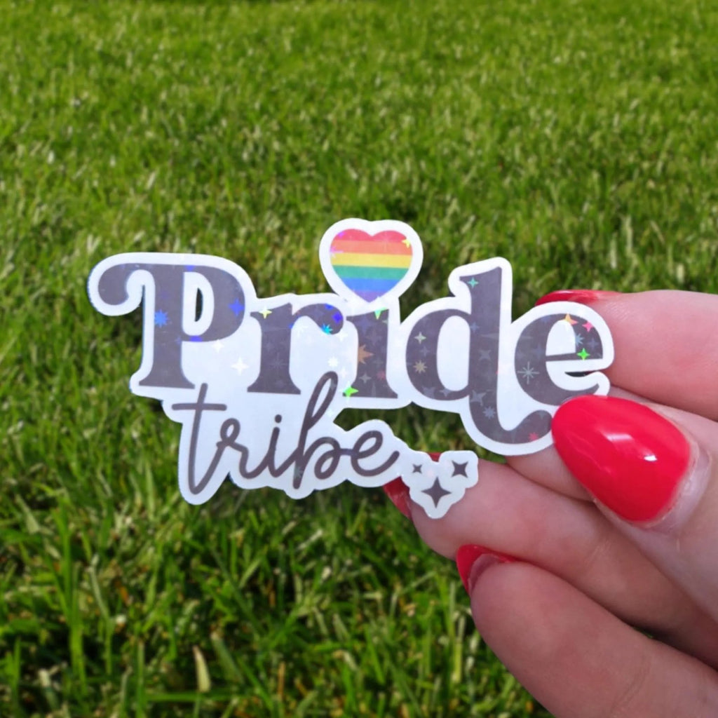 Pride Tribe - Sticker - Holographic Sticker | The TabbyLoaf