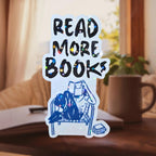 Read More Books - Sticker - Holographic Sticker | The TabbyLoaf