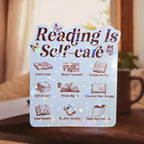 Reading Is Self - Care - Sticker - Holographic Sticker | The TabbyLoaf
