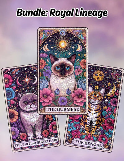 Royal Lineage – Sticker Pack - Holographic Sticker | The TabbyLoaf