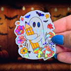 School Ghost - Sticker - Holographic Sticker | The TabbyLoaf