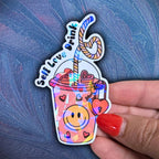 Self Love Drink - Sticker - Holographic Sticker | The TabbyLoaf