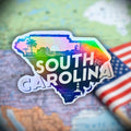 South Carolina - Sticker - Holographic Sticker | The TabbyLoaf