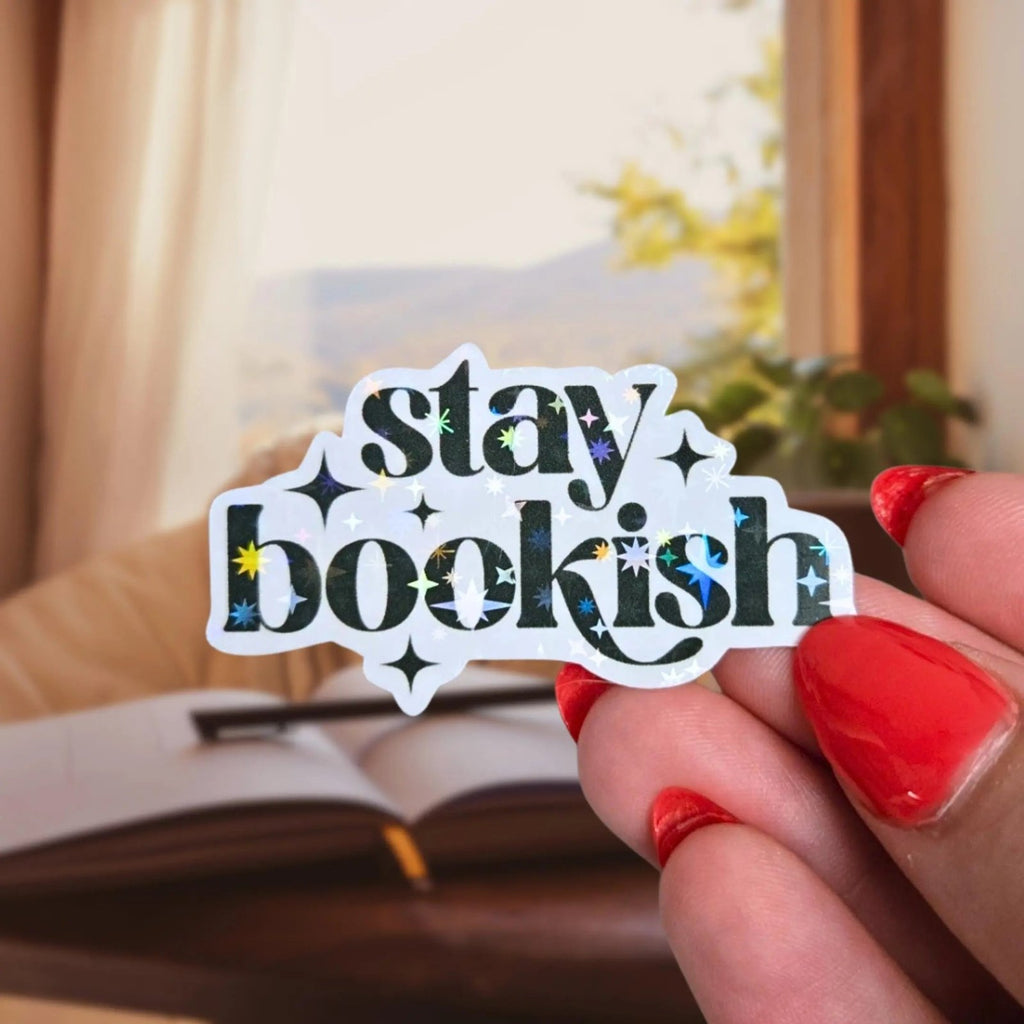 Stay Bookish - Sticker - Holographic Sticker | The TabbyLoaf
