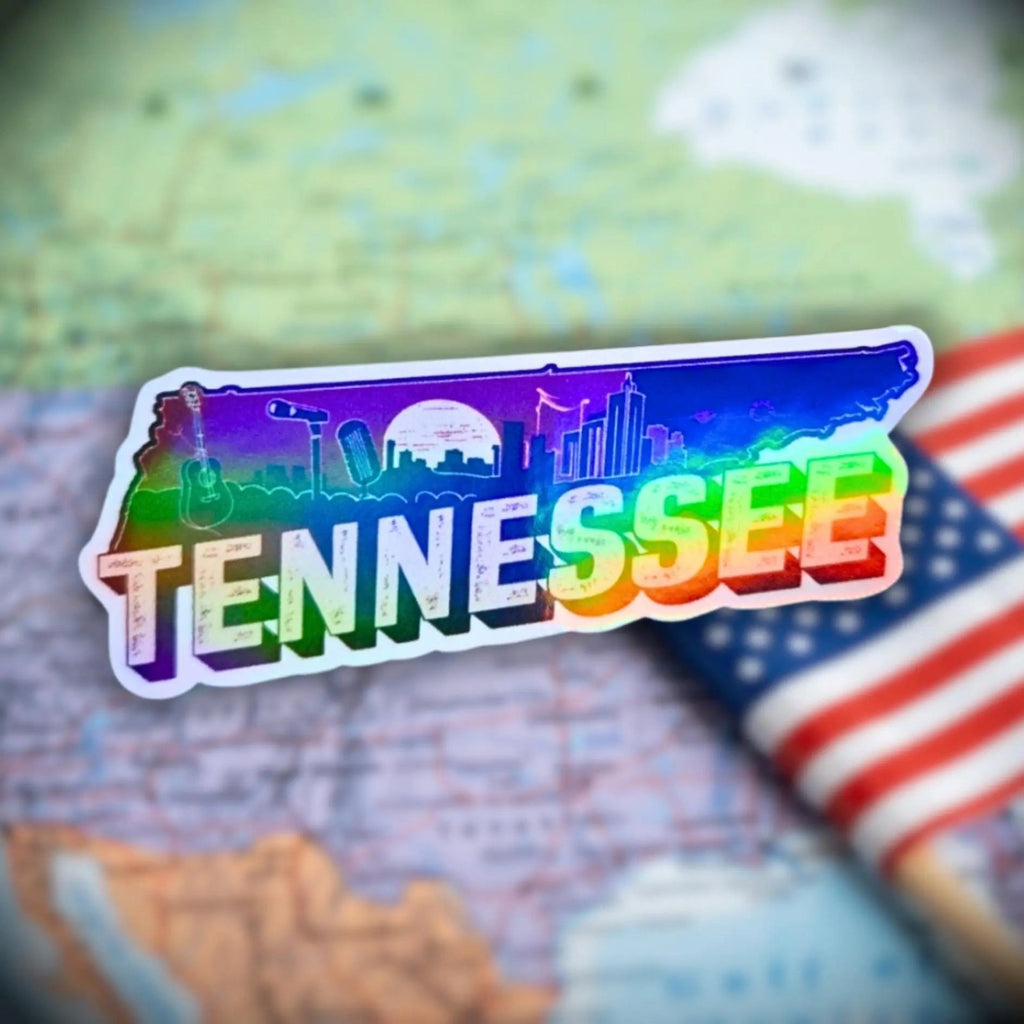 Tennessee - Sticker - Holographic Sticker | The TabbyLoaf