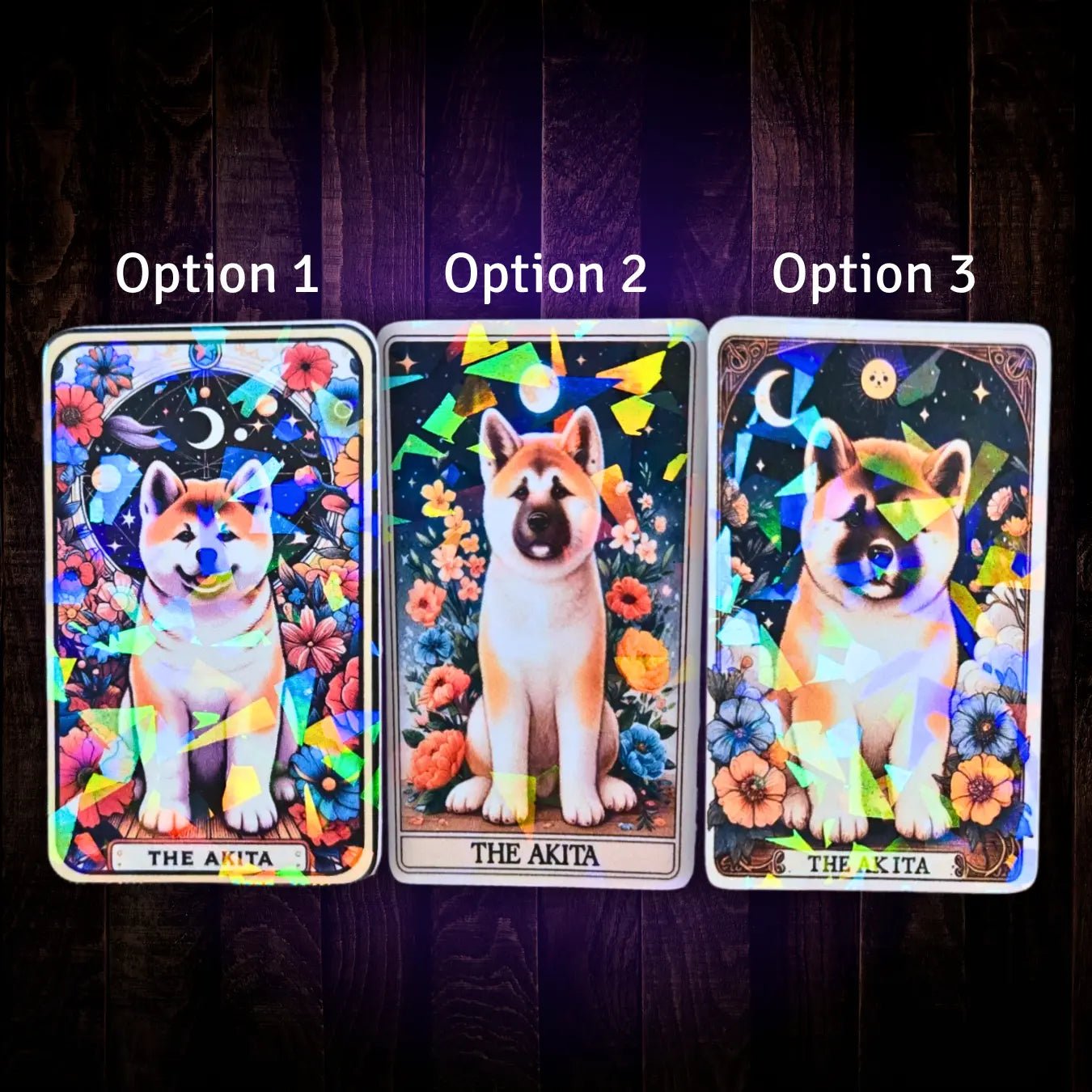 The Akita - Sticker - Holographic Sticker | The TabbyLoaf