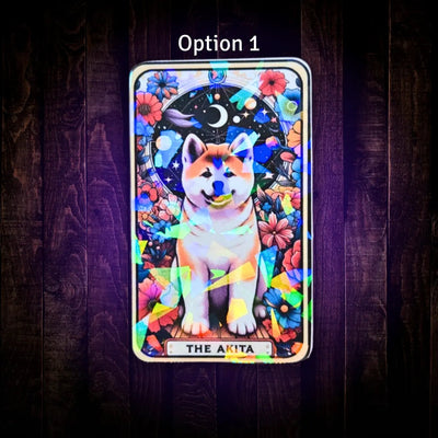 The Akita - Sticker - Holographic Sticker | The TabbyLoaf