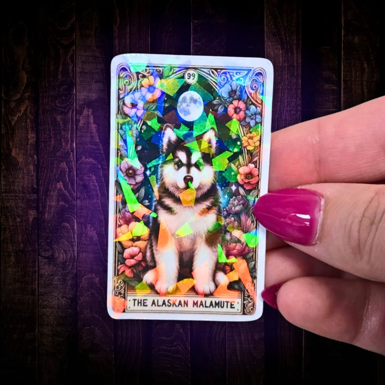 The Alaskan Malamute - Sticker - Holographic Sticker | The TabbyLoaf