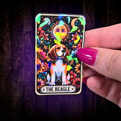 The Beagle - Sticker - Holographic Sticker | The TabbyLoaf