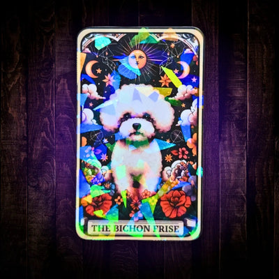 The Bichon Frise - Sticker - Holographic Sticker | The TabbyLoaf