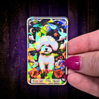 The Bichon Frise - Sticker - Holographic Sticker | The TabbyLoaf