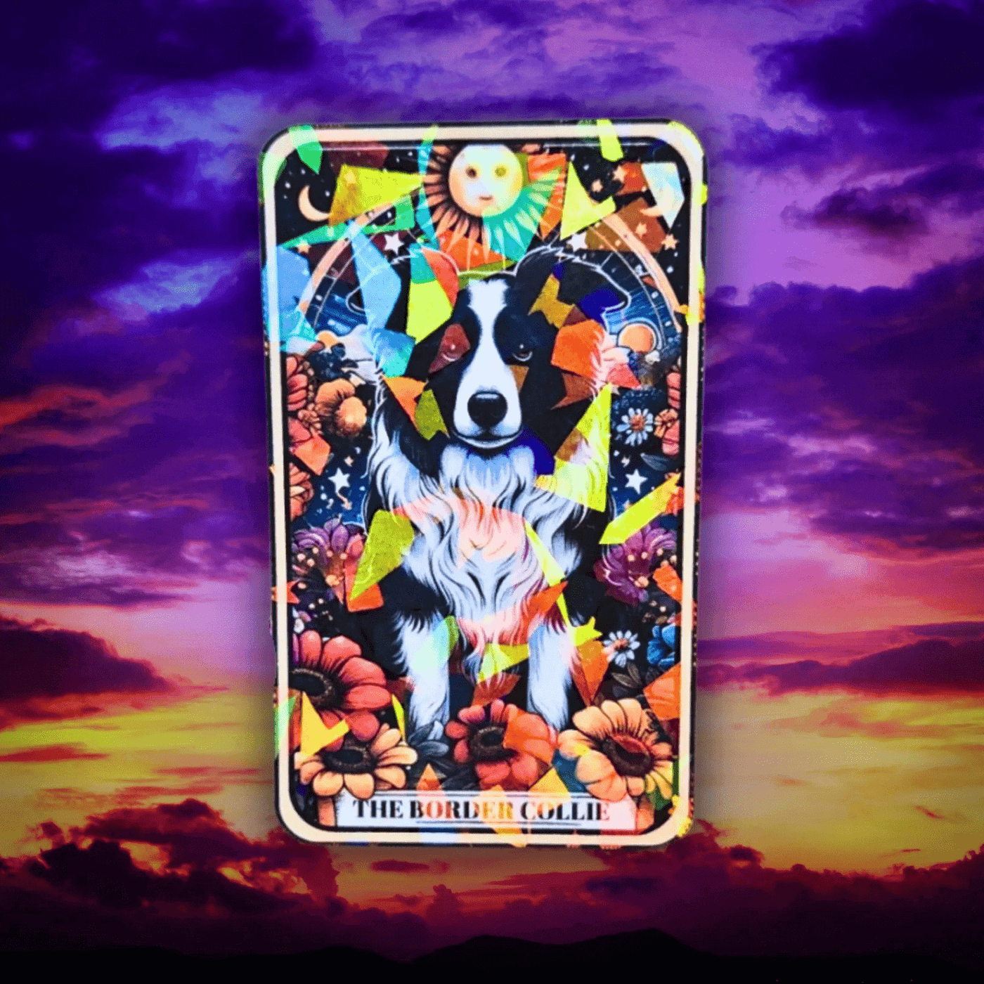 The Border Collie - Sticker - Holographic Sticker | The TabbyLoaf