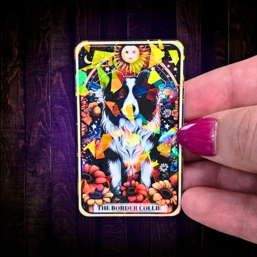 The Border Collie - Sticker - Holographic Sticker | The TabbyLoaf