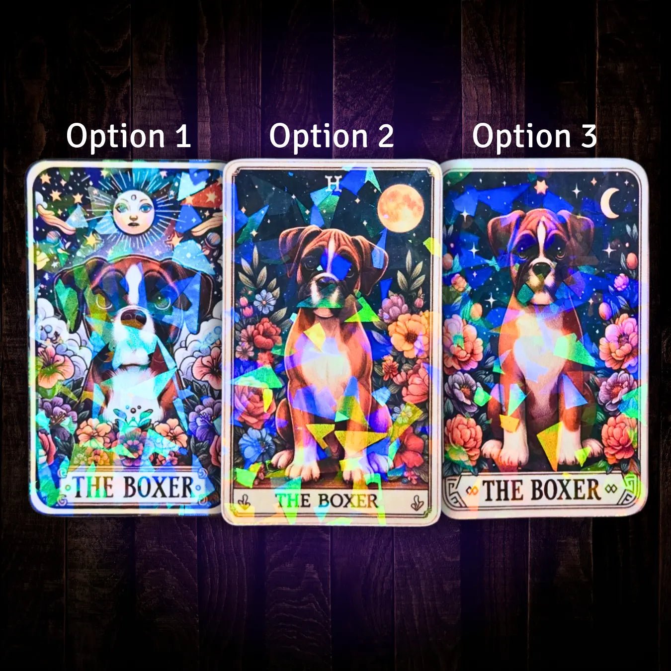 The Boxer - Sticker - Holographic Sticker | The TabbyLoaf