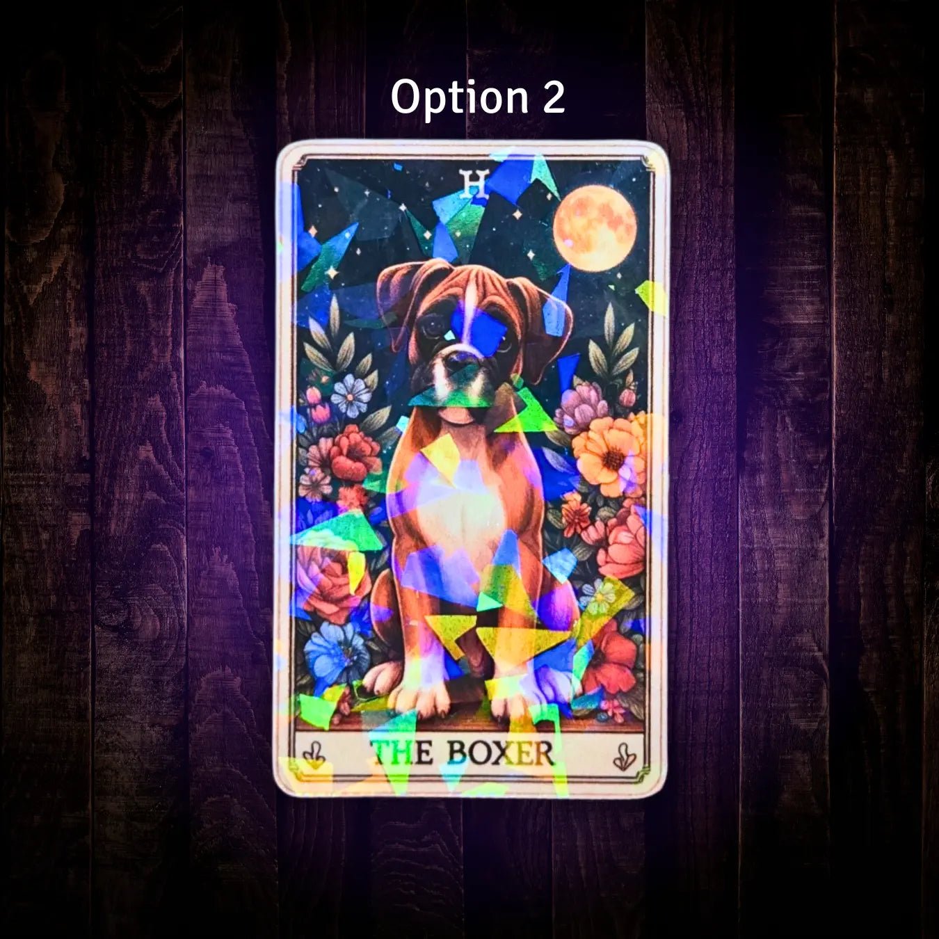 The Boxer - Sticker - Holographic Sticker | The TabbyLoaf