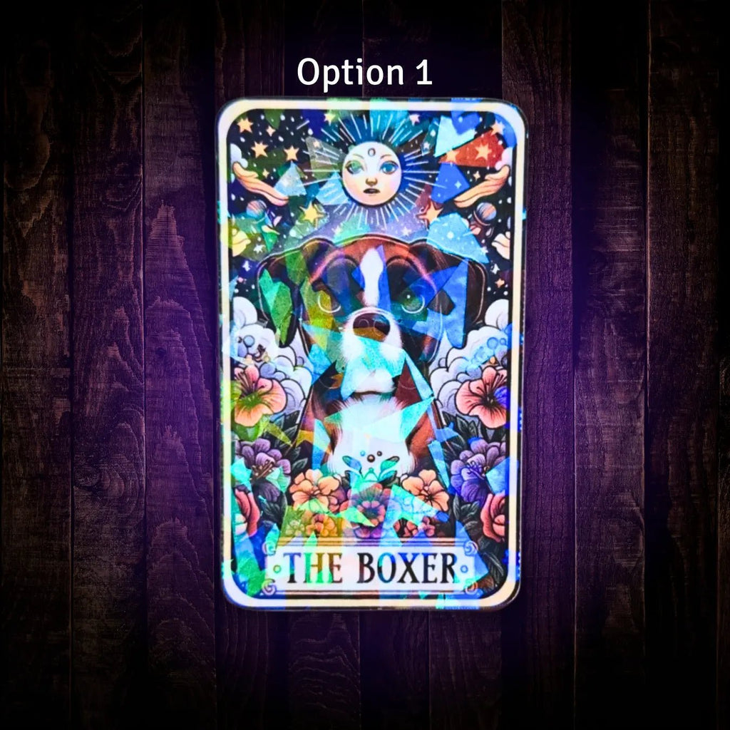 The Boxer - Sticker - Holographic Sticker | The TabbyLoaf