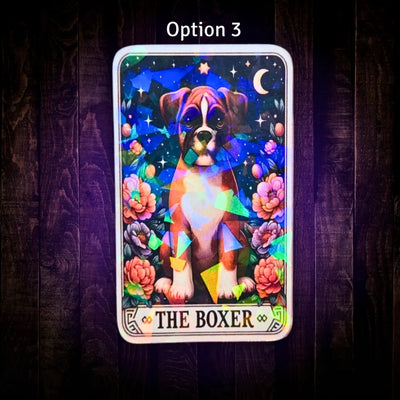 The Boxer - Sticker - Holographic Sticker | The TabbyLoaf