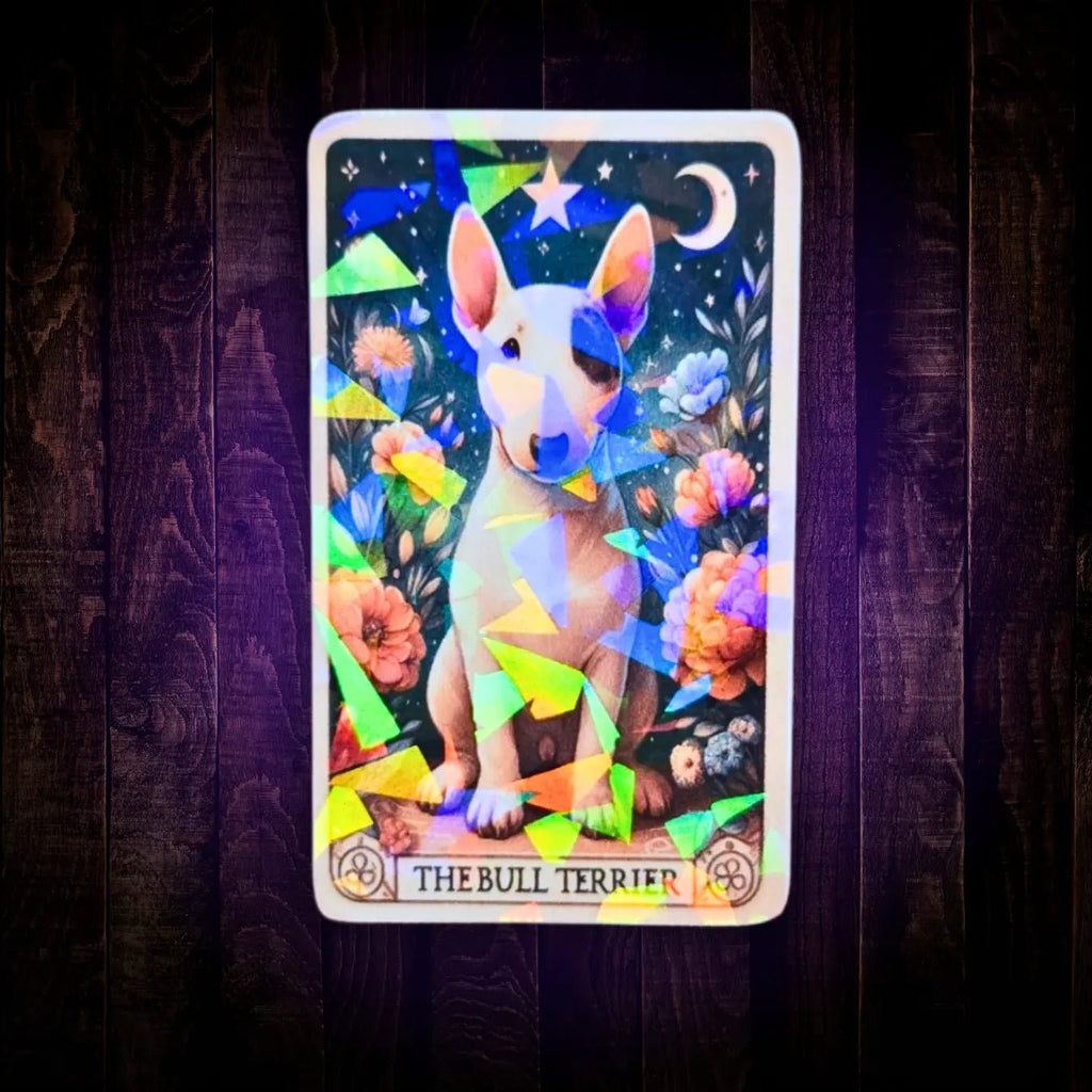 The Bull Terrier - Sticker - Holographic Sticker | The TabbyLoaf