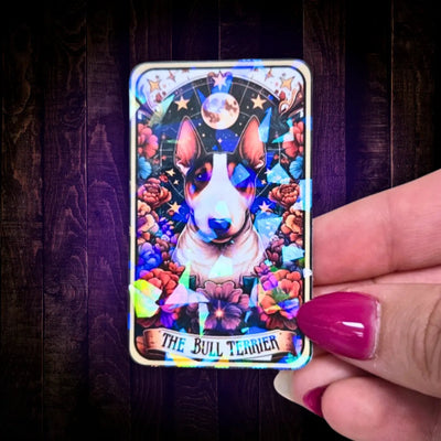 The Bull Terrier - Sticker - Holographic Sticker | The TabbyLoaf