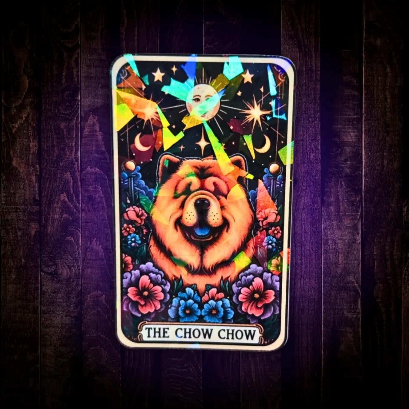 The Chow Chow - Sticker - Holographic Sticker | The TabbyLoaf