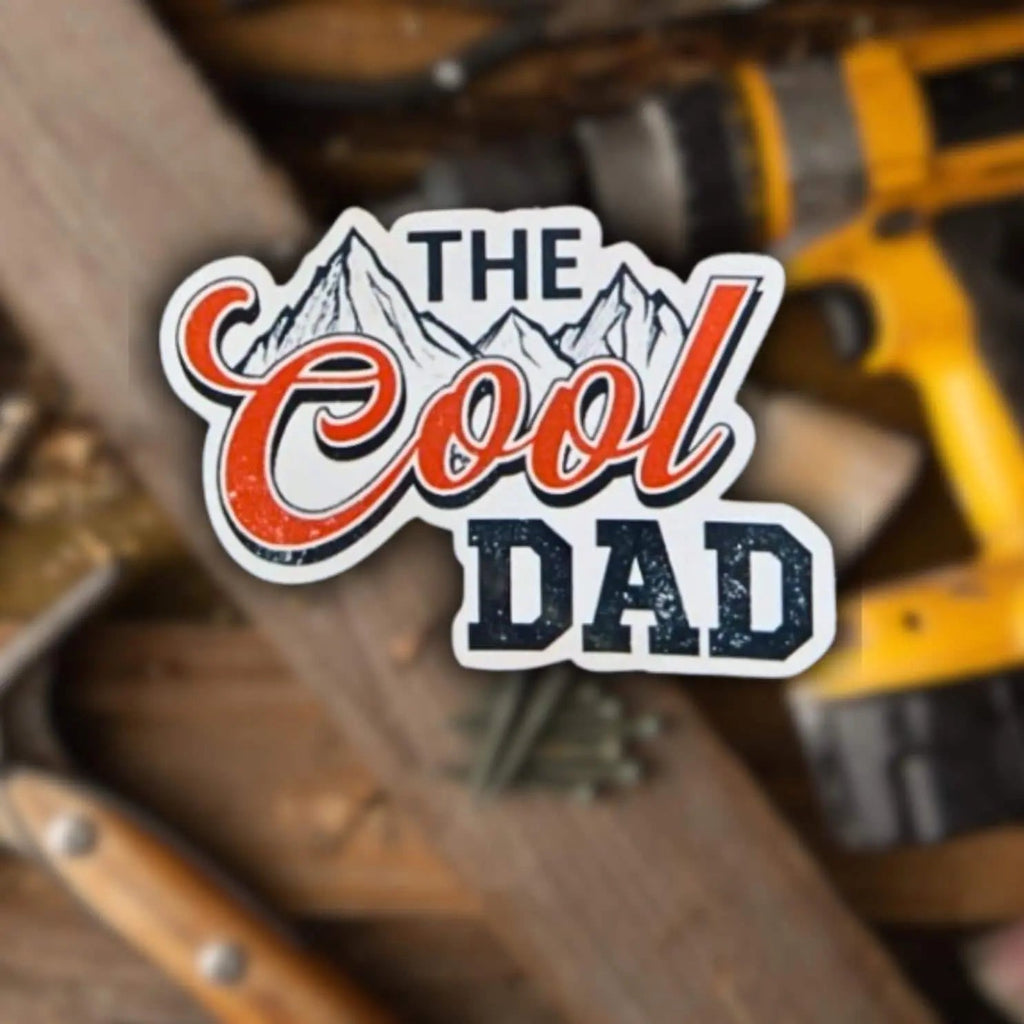 The Cool Dad - Sticker - Holographic Sticker | The TabbyLoaf