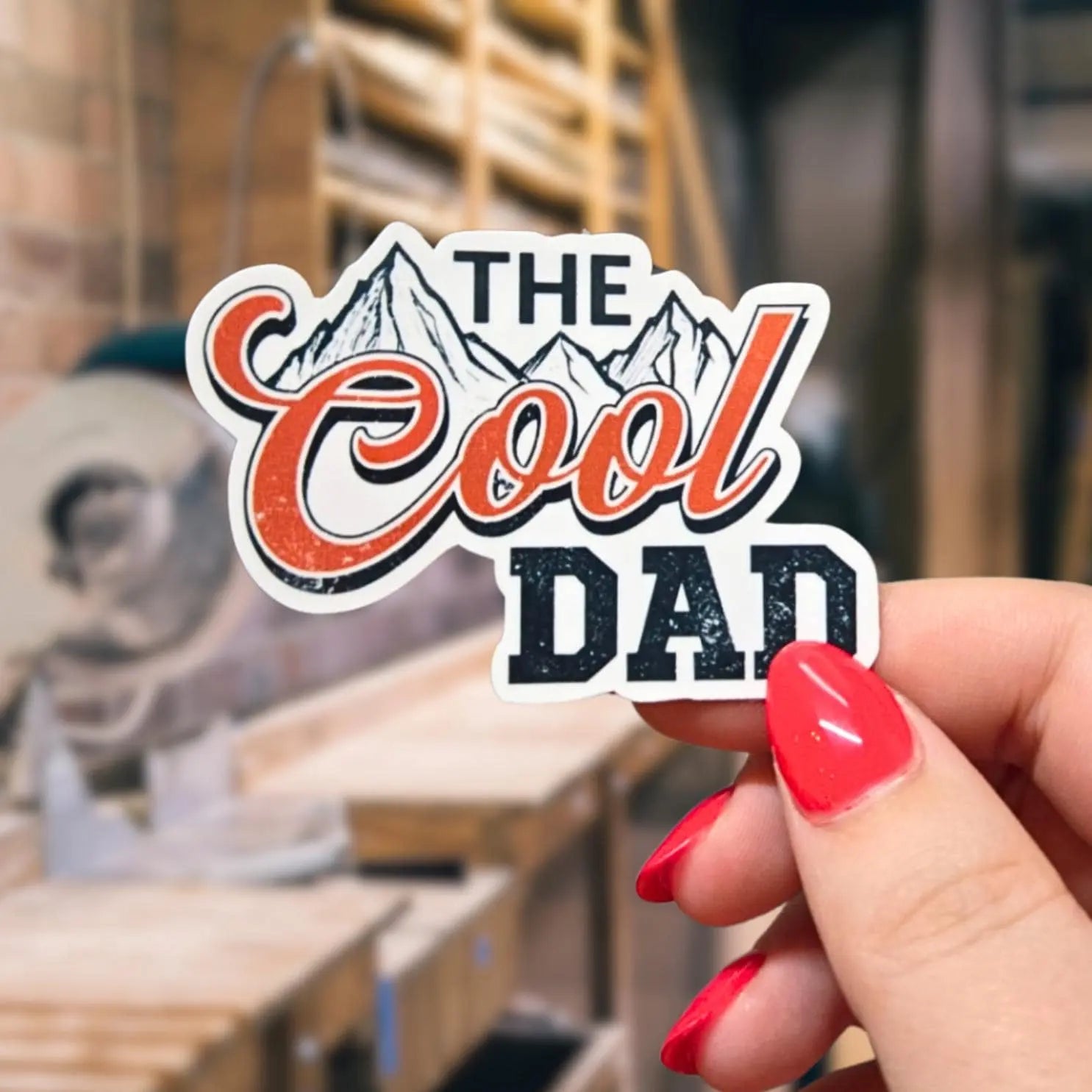 The Cool Dad - Sticker