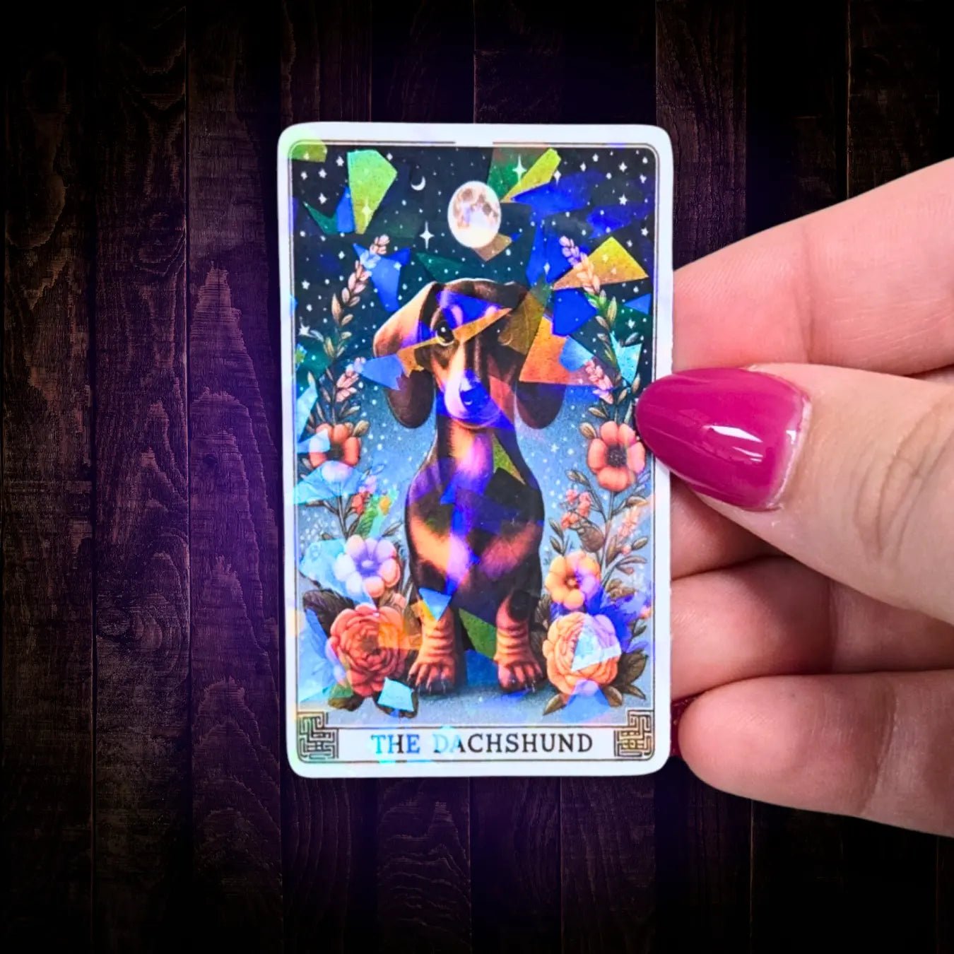 The Dachshund - Sticker - Holographic Sticker | The TabbyLoaf