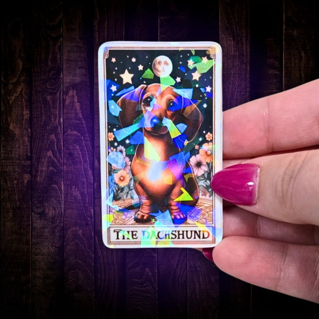 The Dachshund - Sticker - Holographic Sticker | The TabbyLoaf