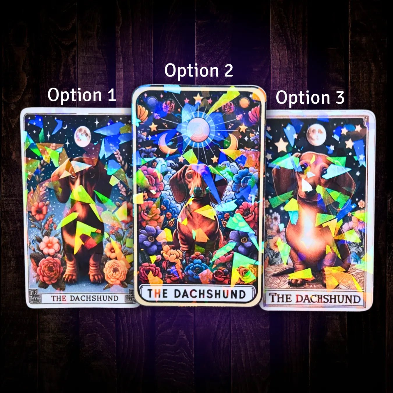 The Dachshund - Sticker - Holographic Sticker | The TabbyLoaf