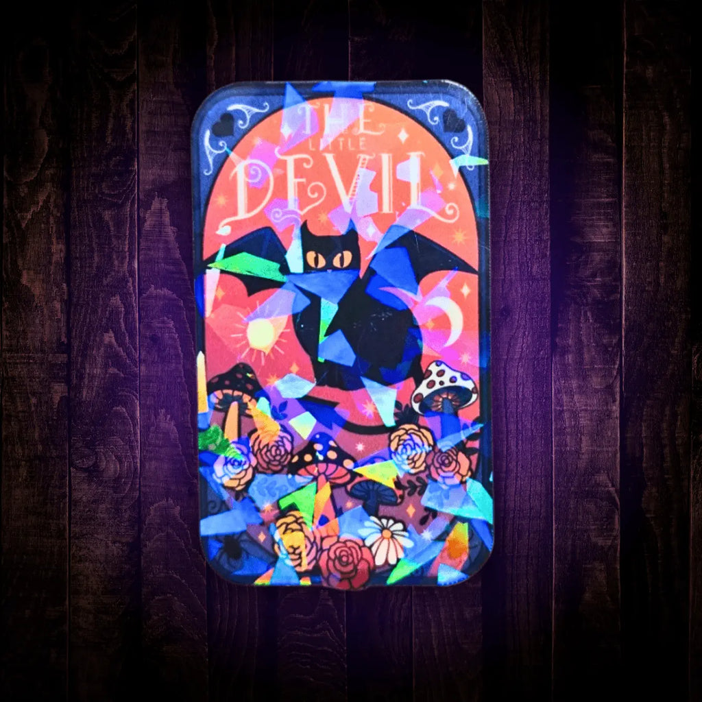 The Devil – Stickers - Holographic Sticker | The TabbyLoaf