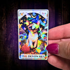 The Devon Rex – Sticker - Holographic Sticker | The TabbyLoaf