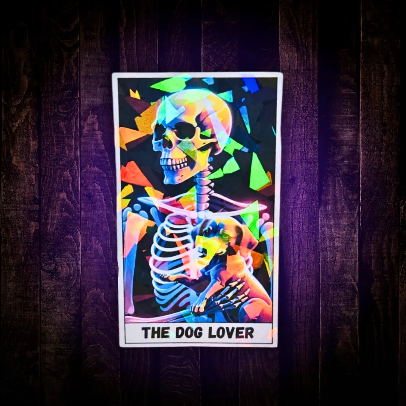 The Dog Lover - Sticker - Holographic Sticker | The TabbyLoaf