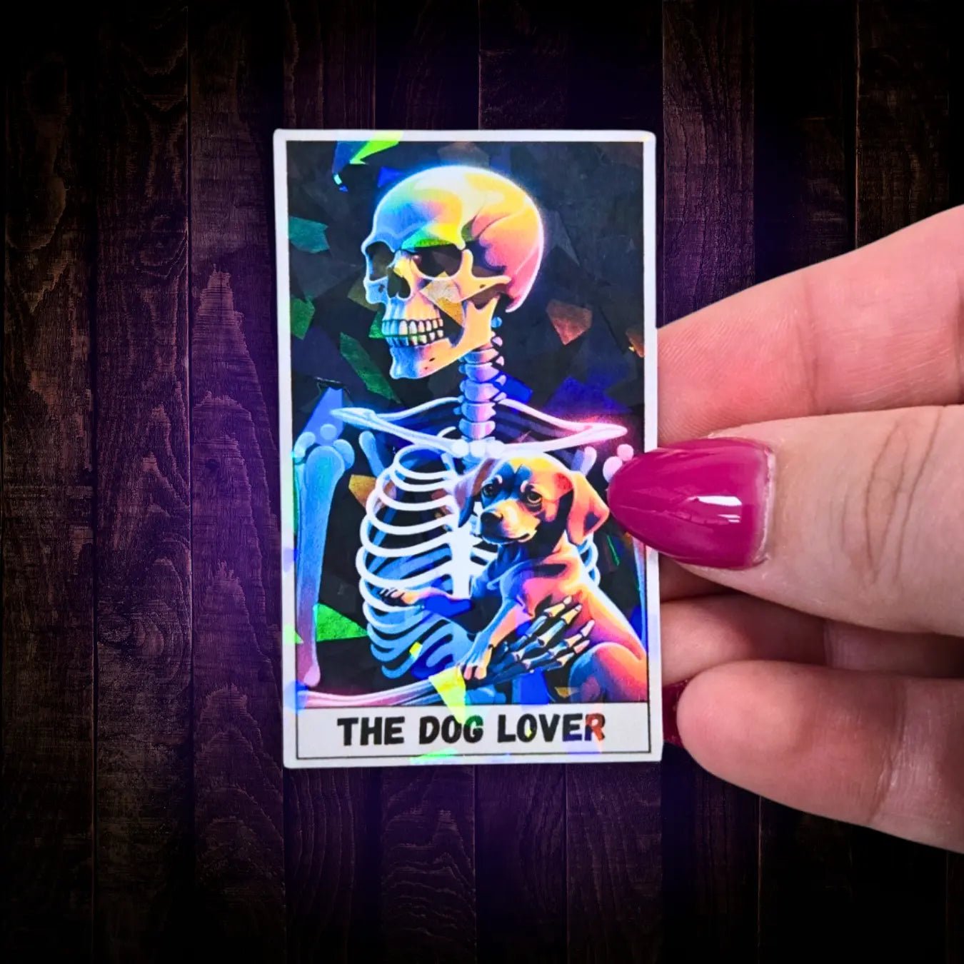 The Dog Lover - Sticker - Holographic Sticker | The TabbyLoaf
