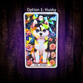 The Husky - Sticker - Holographic Sticker | The TabbyLoaf